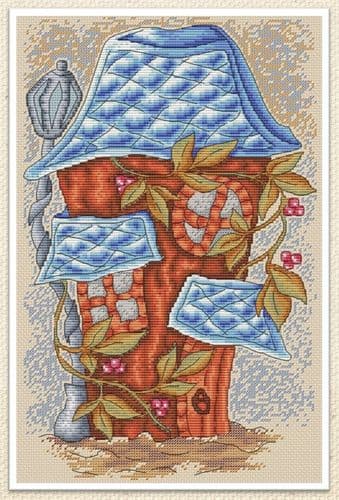 Autumn Cottage cross stitch chart by Artmishka Cross Stitch